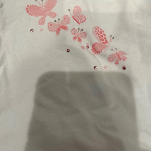 Absorba Pink/White Butterfly Set 3-6M - Picture 3 of 7